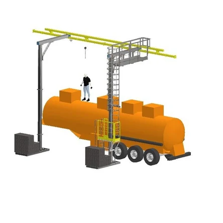 Противовесная страховочная система NORMANN 7x12 Эмаль
