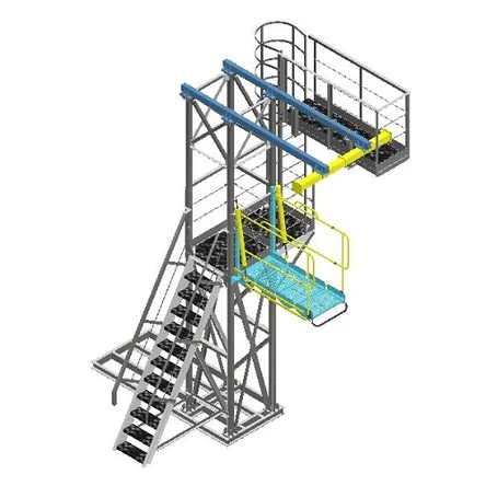 Площадка для обслуживания автоцистерн ПЛ1х1-SST2-K-P3